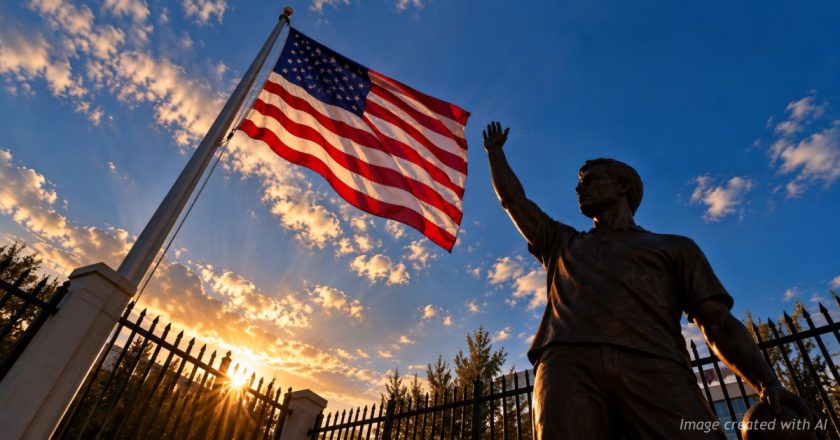 Vandals Target Charlie Kirk Statue Outside Turning Point USA Headquarters
