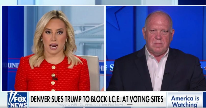 Tom Homan Responds as Denver Moves to Keep ICE Away From Polling Sites