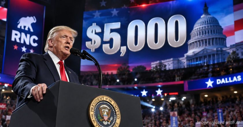 Trump Pledges $5,000 Dividend to Adult Americans if GOP Holds Congress